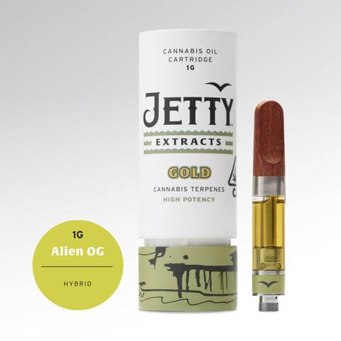 Jetty Extracts Gold Vape Cartridge
